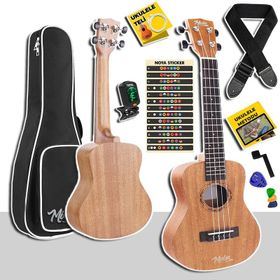 Midex TN-26MC Case Hakiki Ağaç Tenör Ukulele