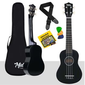 Midex UKX-233BK Siyah Concert Ukulele