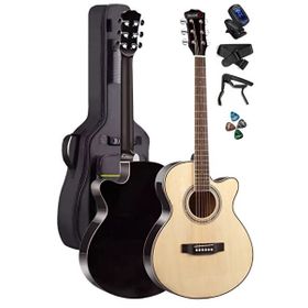 Midex XC-200NT 4 4 Yetişkin Üst Segment Kesik Kasa Profesyonel Akustik Gitar