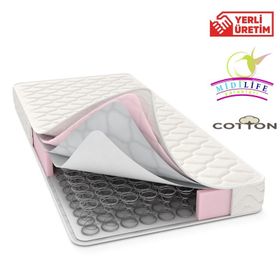 Midilife Lifebed Coton Ortopedik Yaylı 60x100 cm Yatak