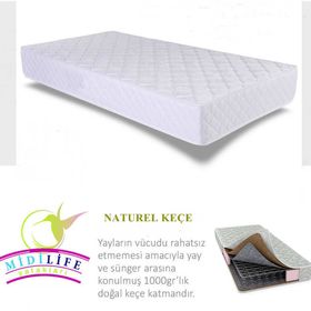 Midilife Lifebed Coton Ortopedik Yaylı 80x200 cm Yatak