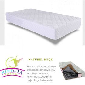 Midilife Lifebed Coton Ortopedik Yaylı 80x200 cm Yatak