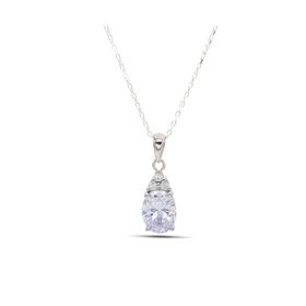 Midyat Nurtaş 201021900 Zirkon Taşlı 925 Ayar Gümüş Kadın Kolye