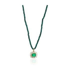 Midyat Nurtaş 201023065 Paraiba Taşlı 925 Ayar Aşk Gümüş Kolye