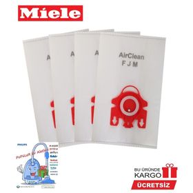 Miele Ambiente Plus 4 Adet Filtre ve Uyumlu Süpürge Toz Torba