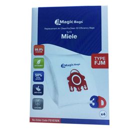 Miele Gold Metallic Power S 724 16 Adet Uyumlu Süpürge Toz Torbası
