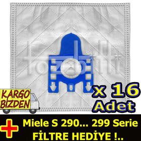 Miele S 290 299 Serie Uyumlu Süpürge Toz Torbası