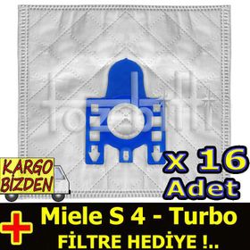 Miele S 4 Turbo Uyumlu Süpürge Toz Torbası