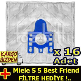 Miele S 5 Best Friend Uyumlu Süpürge Toz Torbası