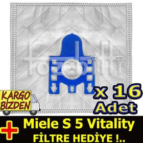Miele S 5 Vitality Uyumlu Süpürge Toz Torbası