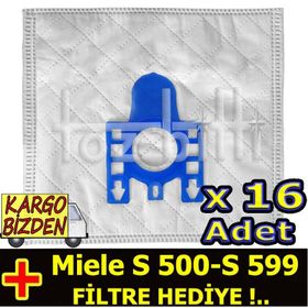 Miele S 500-S 599 Uyumlu Süpürge Toz Torbası