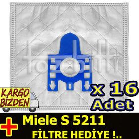 Miele S 5211 Uyumlu Süpürge Toz Torbası