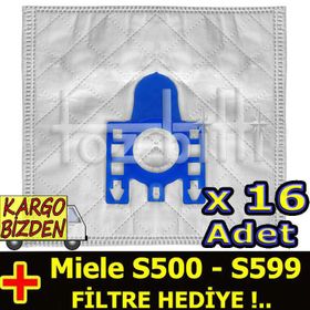 Miele S500 S599 Uyumlu Süpürge Toz Torbası