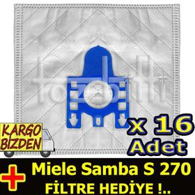 Miele Samba S 270 Uyumlu Süpürge Toz Torbası