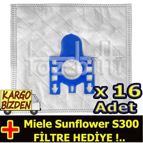 Miele Sunflower S300 Uyumlu Süpürge Toz Torbası