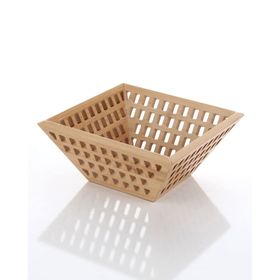 Mien 1155 20 cm Delikli Bambu Kase Meyvelik Sunum Sepeti