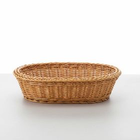 Mien 1633 Oval Rattan Örgü Ekmek Sepeti
