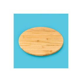 Mien 30x30x2.5 cm Açık Kahverengi Dönebilen Stantlı Pizza Sunum Panosu