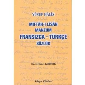 MIFTAH-I LISAN MANZUM FRANSIZCA - TÜRKÇE SÖZLÜK - BEKIR ÇINAR