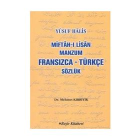 MIFTAH-I LISAN MANZUM FRANSIZCA - TÜRKÇE SÖZLÜK - MEHMET KIRBIYIK
