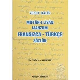 MIFTAH-I LISAN MANZUM FRANSIZCA - TÜRKÇE SÖZLÜK - MEHMET KIRBIYIK