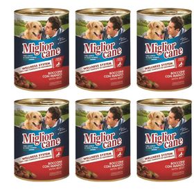 Miglior Cane Biftekli 6x405 gr Konserve Köpek Maması