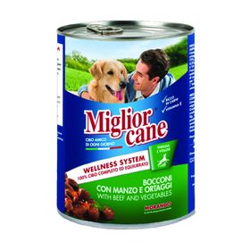Miglior Cane Biftekli Sebzeli 405 gr Köpek Konserve Maması