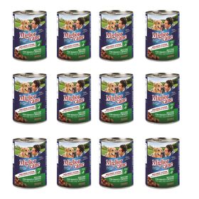 Miglior Cane Biftekli ve Sebzeli 12x405 gr Yetişkin Köpek Konserve