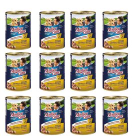 Miglior Cane Hindi ve Tavuk Etli 12x405 gr Köpek Konserve