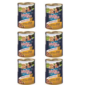 Miglior Cane Tavuk ve Hindi 6x405 gr Konserve Köpek Maması