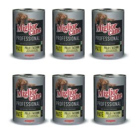 Miglior Cane Tavuk ve Hindi Etli 6x400 gr Yetişkin Köpek Konserve