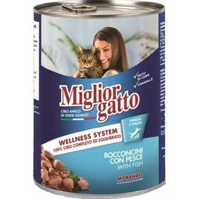 Miglior Gatto Balıklı 24x405 gr Yetişkin Kedi Konservesi