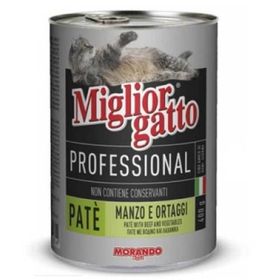 Miglior Gatto Biftekli Sebzeli Püre 400 gr Kedi Konserve