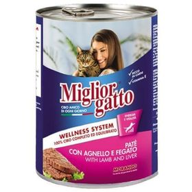 Miglior Gatto Kuzu Ciğerli Pate 400 Gr Kedi Konservesi