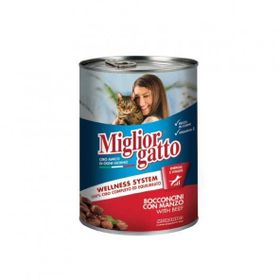 Miglior Gatto Sığır Etli 24x405 gr Yetişkin Kedi Konserve Maması