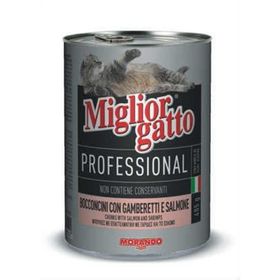 Miglior Gatto Somon Balıklı ve Karidesli 24x405 gr Kedi Konserve