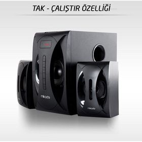 Mikado MD-512 45W 5+1 Speaker Siyah