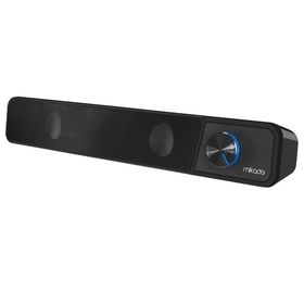 Mikado MD-69S Siyah 3W x2 LED Işıklı Multimedia Soundbar Speaker