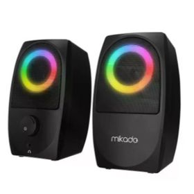 Mikado MD-90R 2.0 5 W 2 Siyah RGB 2.0 Gaming Bluetooth Speaker