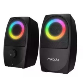 Mikado MD-90R 2.0 5 W 2 Siyah RGB 2.0 Gaming Bluetooth Speaker