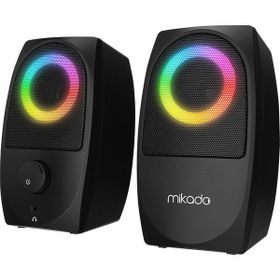 Mikado MD-90R 2.0 5 W 2 Siyah RGB 2.0 Gaming Bluetooth Speaker