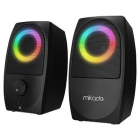 Mikado MD-90R 2.0 5 W 2 Siyah RGB 2.0 Gaming Bluetooth Speaker
