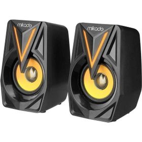 Mikado MD-S23 Glare 3x2 W Siyah USB 2.0 RGB Speaker
