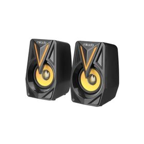 Mikado MD-S23 Glare 3x2 W Siyah USB 2.0 RGB Speaker