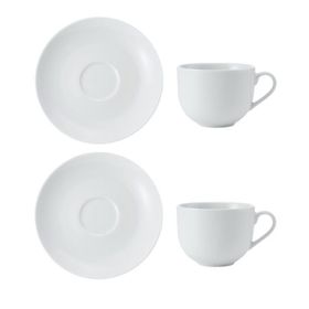 Mikasa Chalk Porselen 220 ml Çay Bardak Seti