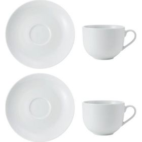 Mikasa Chalk Porselen 220 ml Çay Bardak Seti