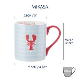 Mikasa Fine China İstakoz Desenli 280 ml Kupa