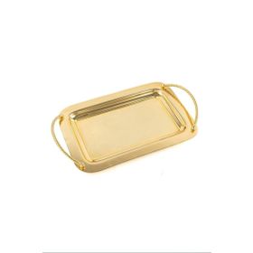 Mikasa Moor 35x21x2 cm Gold Metal Tepsi