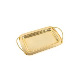 Mikasa Moor 35x21x2 cm Gold Metal Tepsi