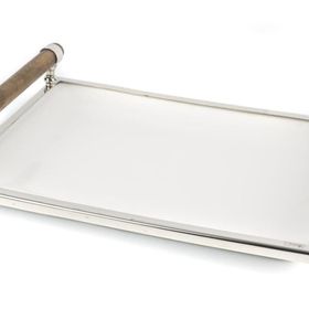 Mikasa Moor 39 x 28 x 4 cm Gümüş Ahşap Seramik Servis